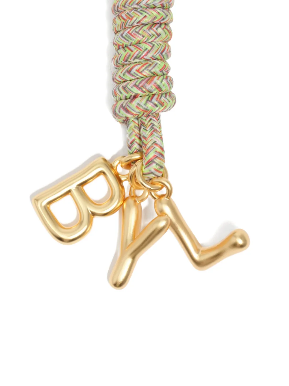 Bimba Y Lola Heart-charm Keyring In Gold