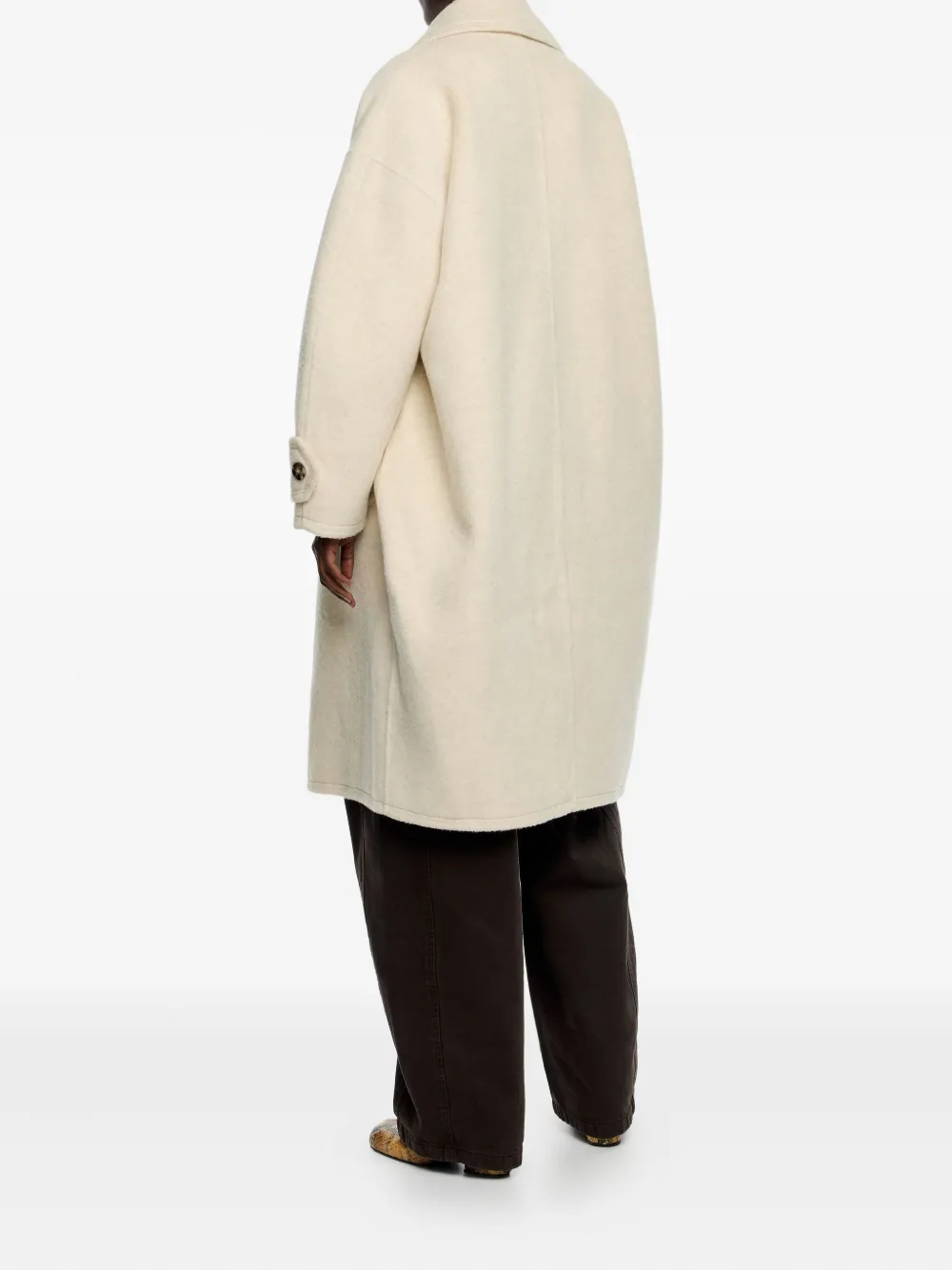 Bimba y Lola Jas met dubbele rij knopen Beige