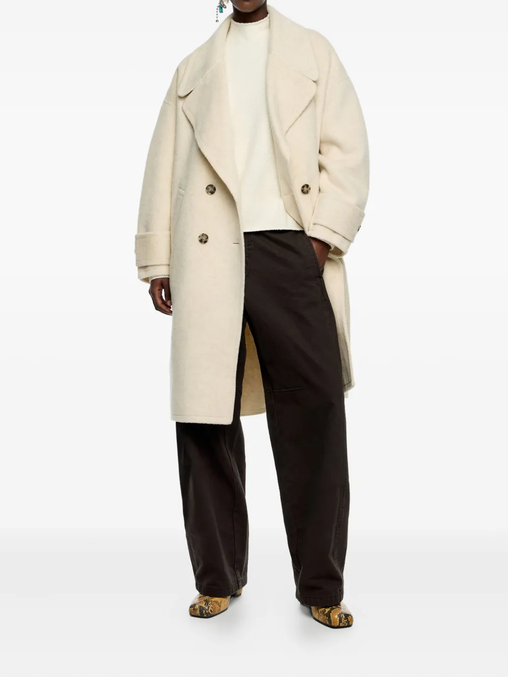 Bimba y Lola button double-breasted coat | Double Breasted & Peacoats | Image 2