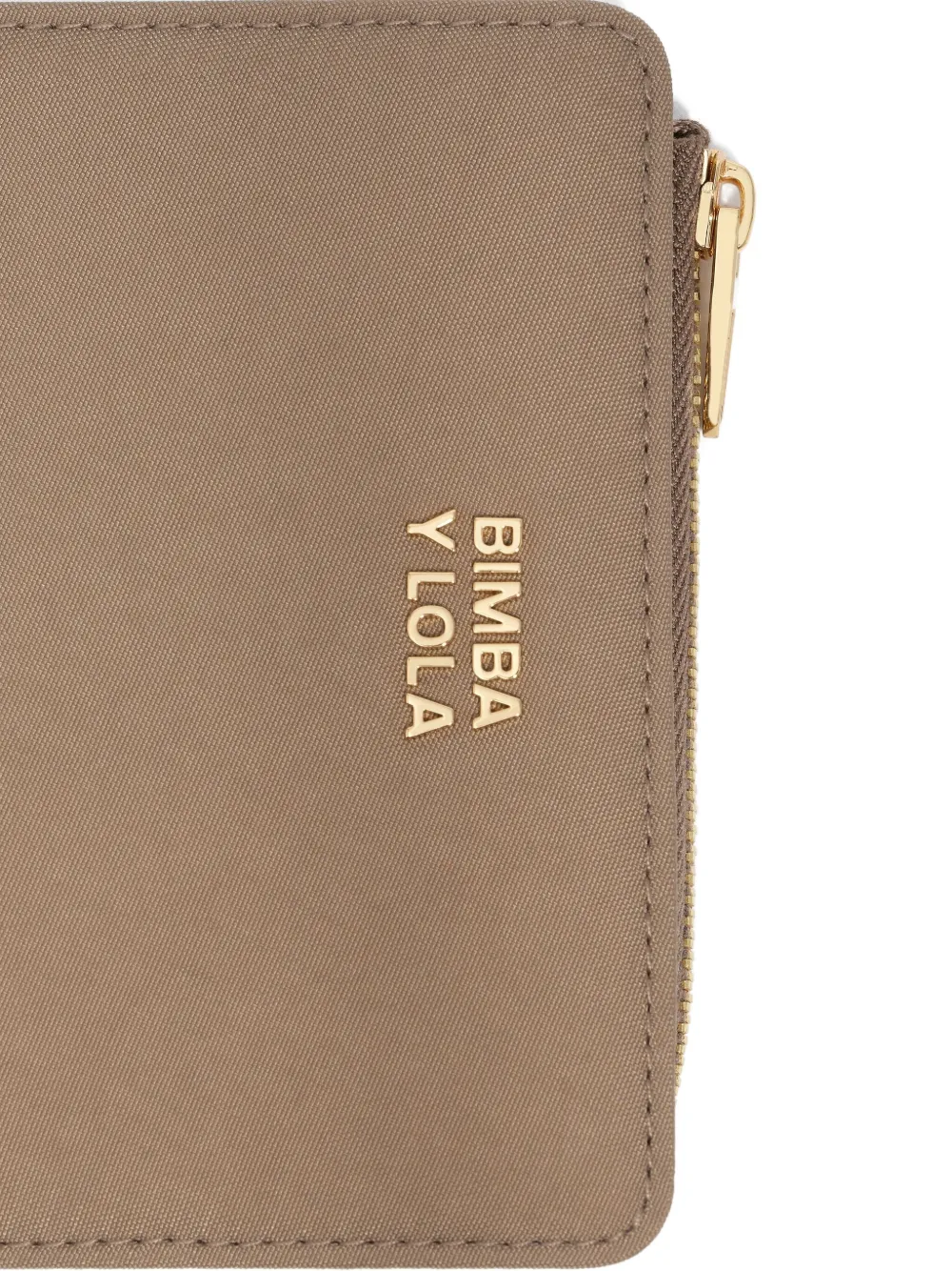 Bimba Y Lola Logo Zip Wallet In Brown
