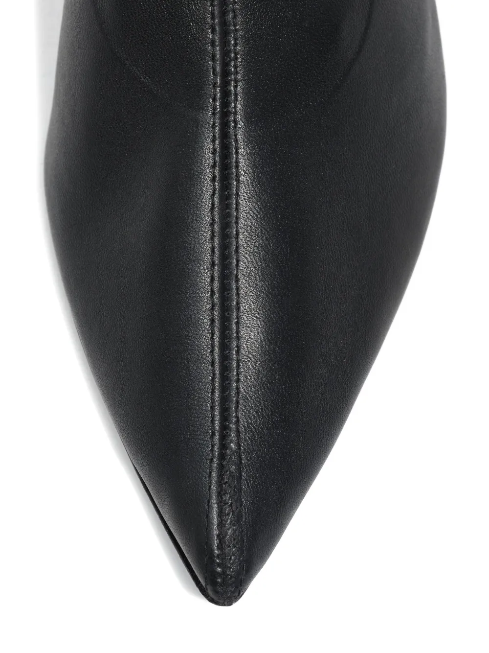 Bimba Y Lola 35mm Pointed Leather Boots In Black
