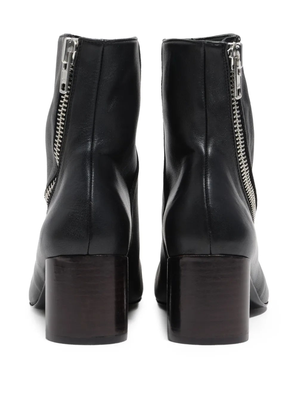 Bimba Y Lola 55m Zip-detail Boots In Black
