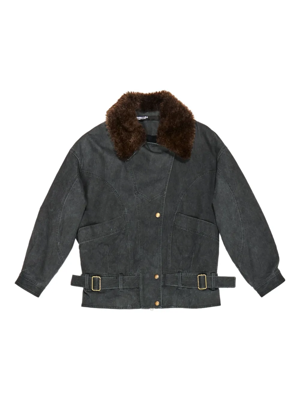 Bimba Y Lola Zip Jacket In Gray