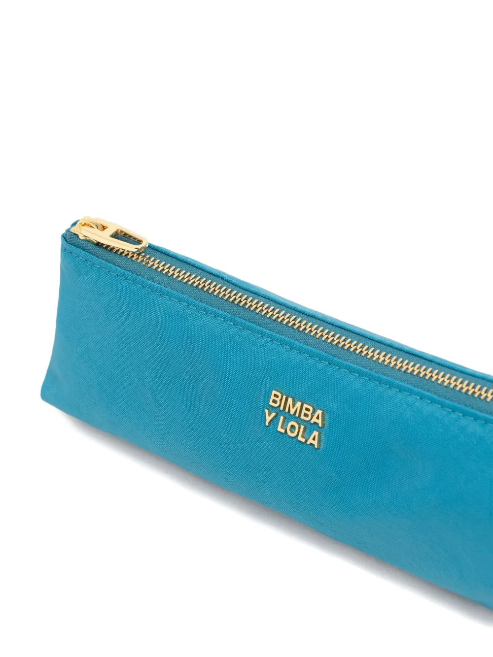 Bimba y Lola Make-up tas met rits en logodetail Blauw