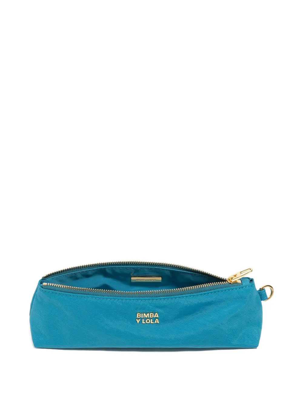 Bimba y Lola Make-up tas met rits en logodetail Blauw