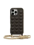 Bimba y Lola heart-embellished iPhone 16 Pro Max phone case - Brown