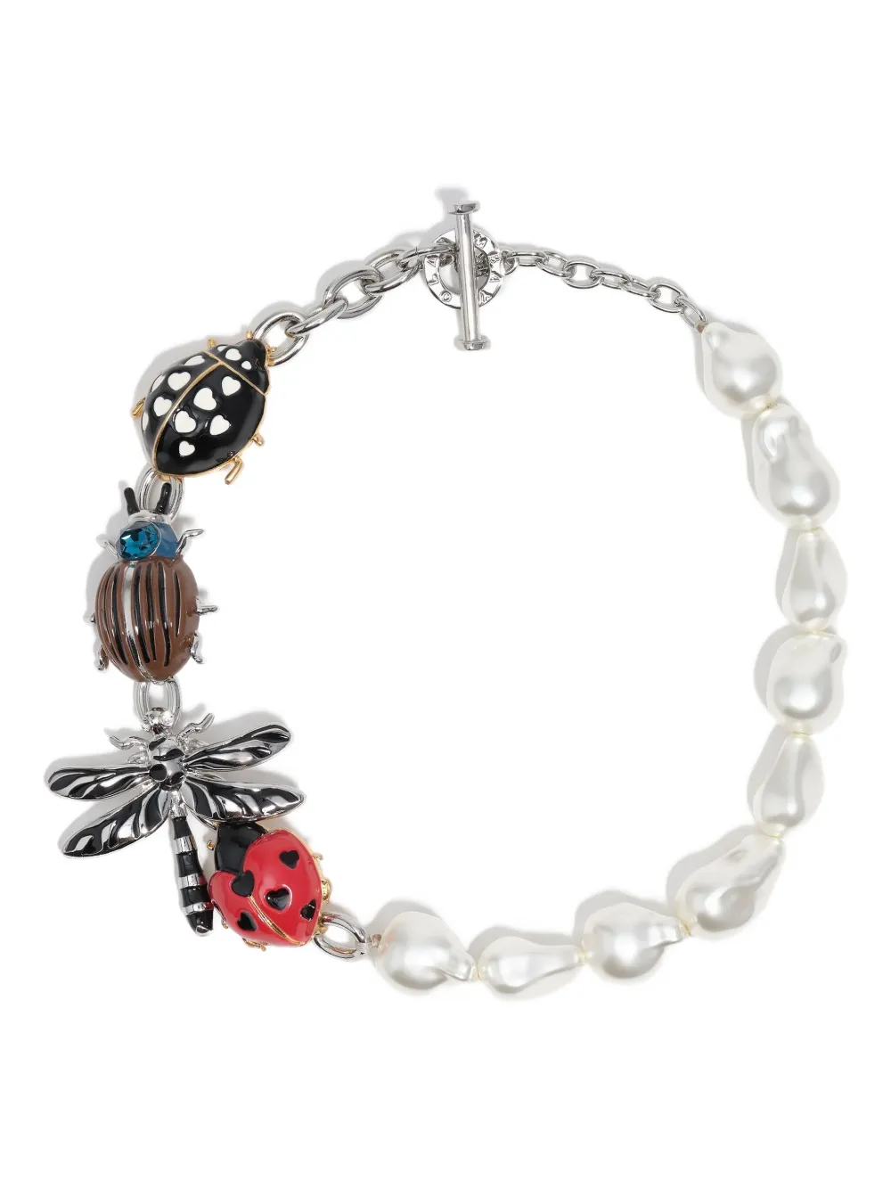 Bimba Y Lola Insect-embellished Necklace In Multi