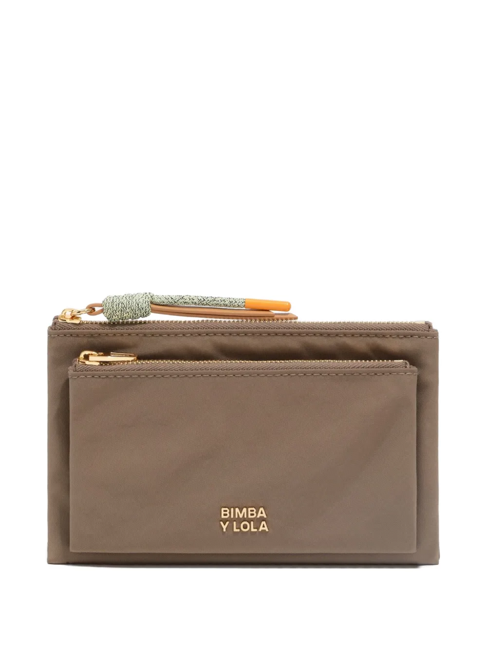 Bimba Y Lola Logo-detail Wallet In Brown