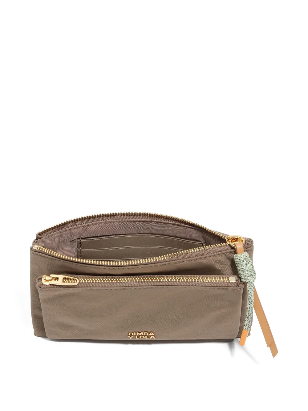 Bimba Y Lola Logo-detail Wallet In Brown