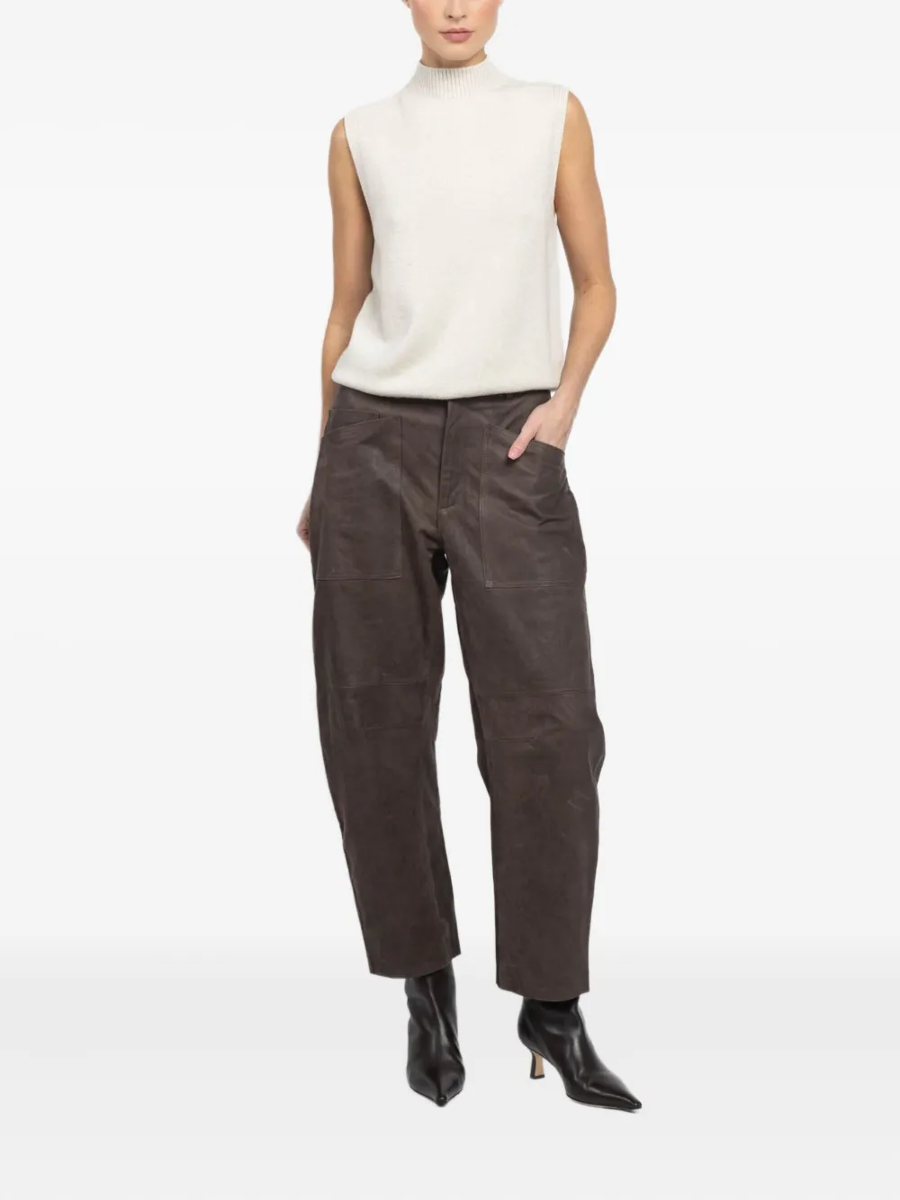 Giorgio Brato patch-pocket trousers - Bruin
