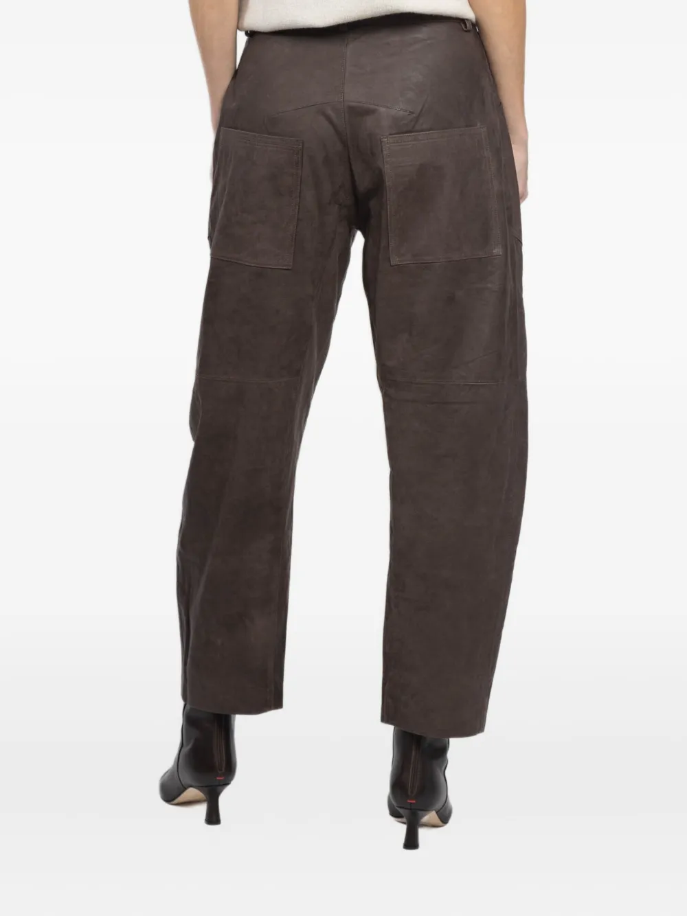 Giorgio Brato Patch-pocket Trousers In Brown