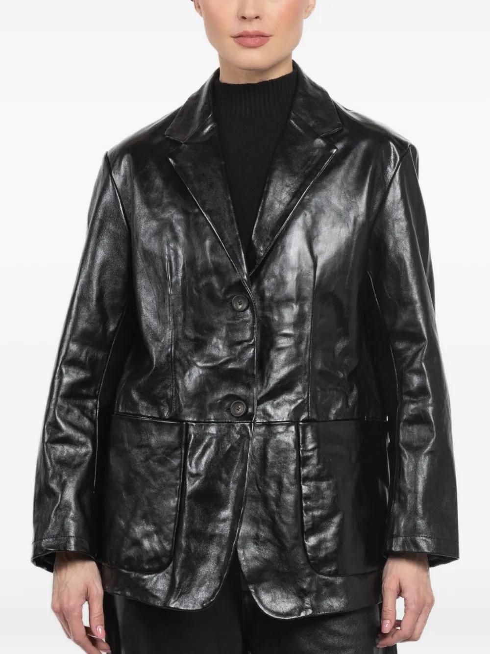 Giorgio Brato X Jade pocket single-breasted jacket | Black | Image 1
