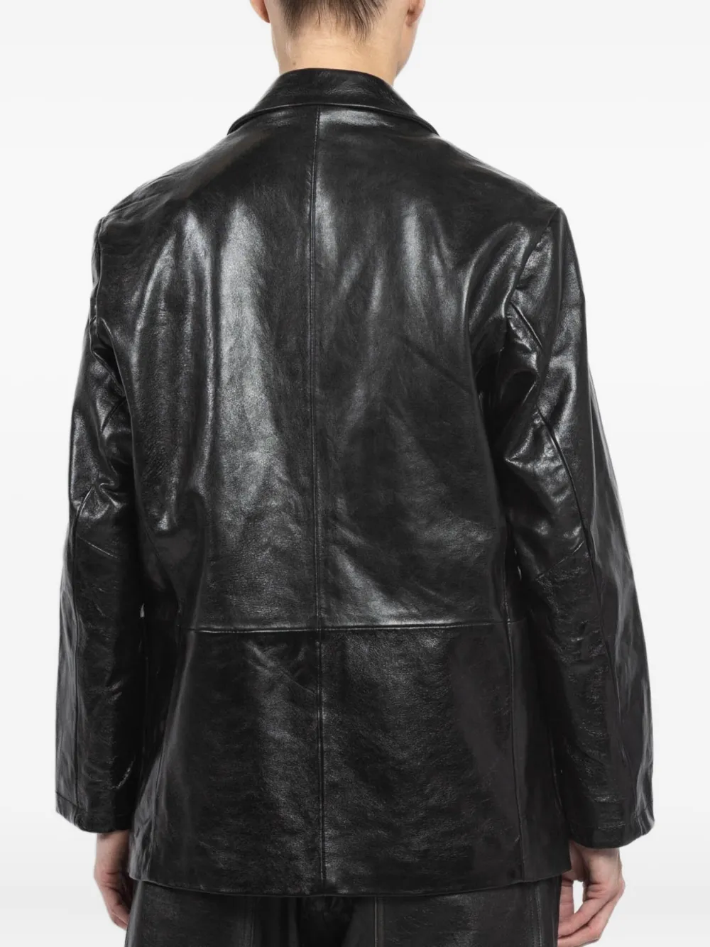 Giorgio Brato X Jade Pocket Single-breasted Jacket In Black