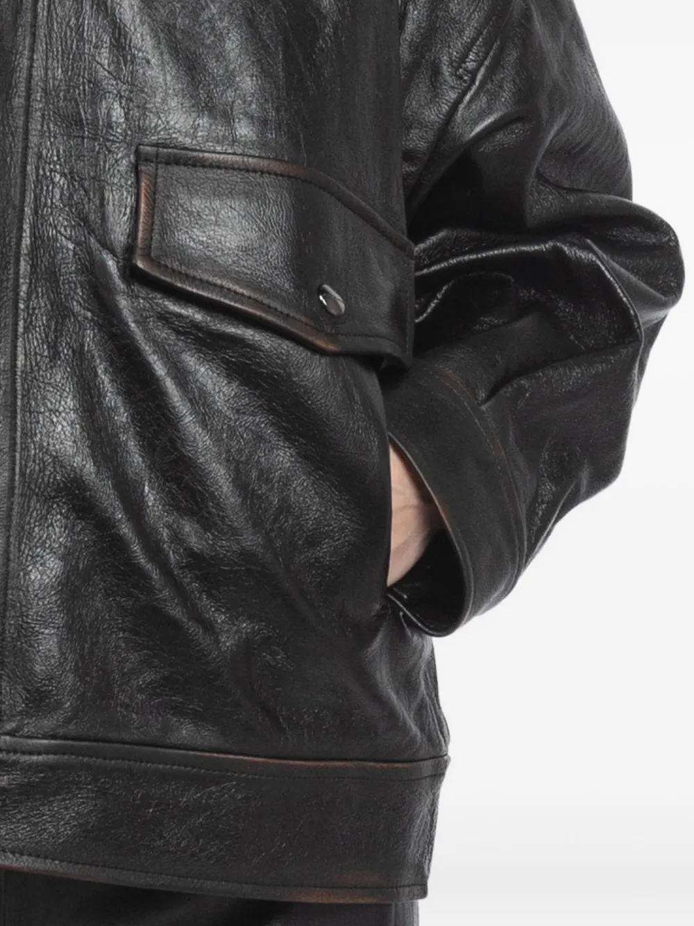 Giorgio Brato X Jade Jacke Mit Kragen Aus Faux Fur In Black