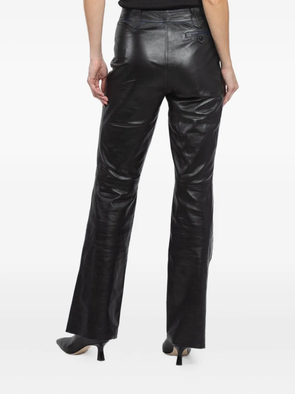 Giorgio Brato X Jade Panelled Trousers In Black