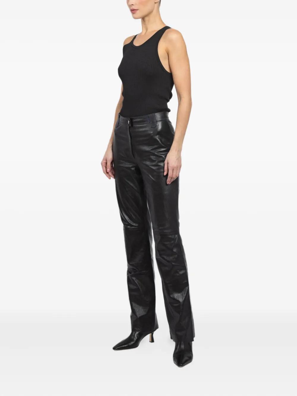 Giorgio Brato X Jade Panelled Trousers In Black