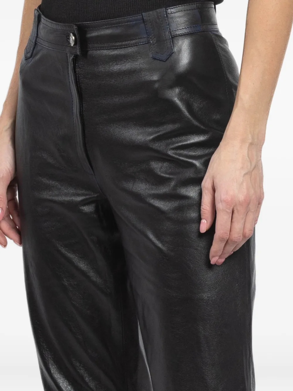 Giorgio Brato X Jade Panelled Trousers In Black