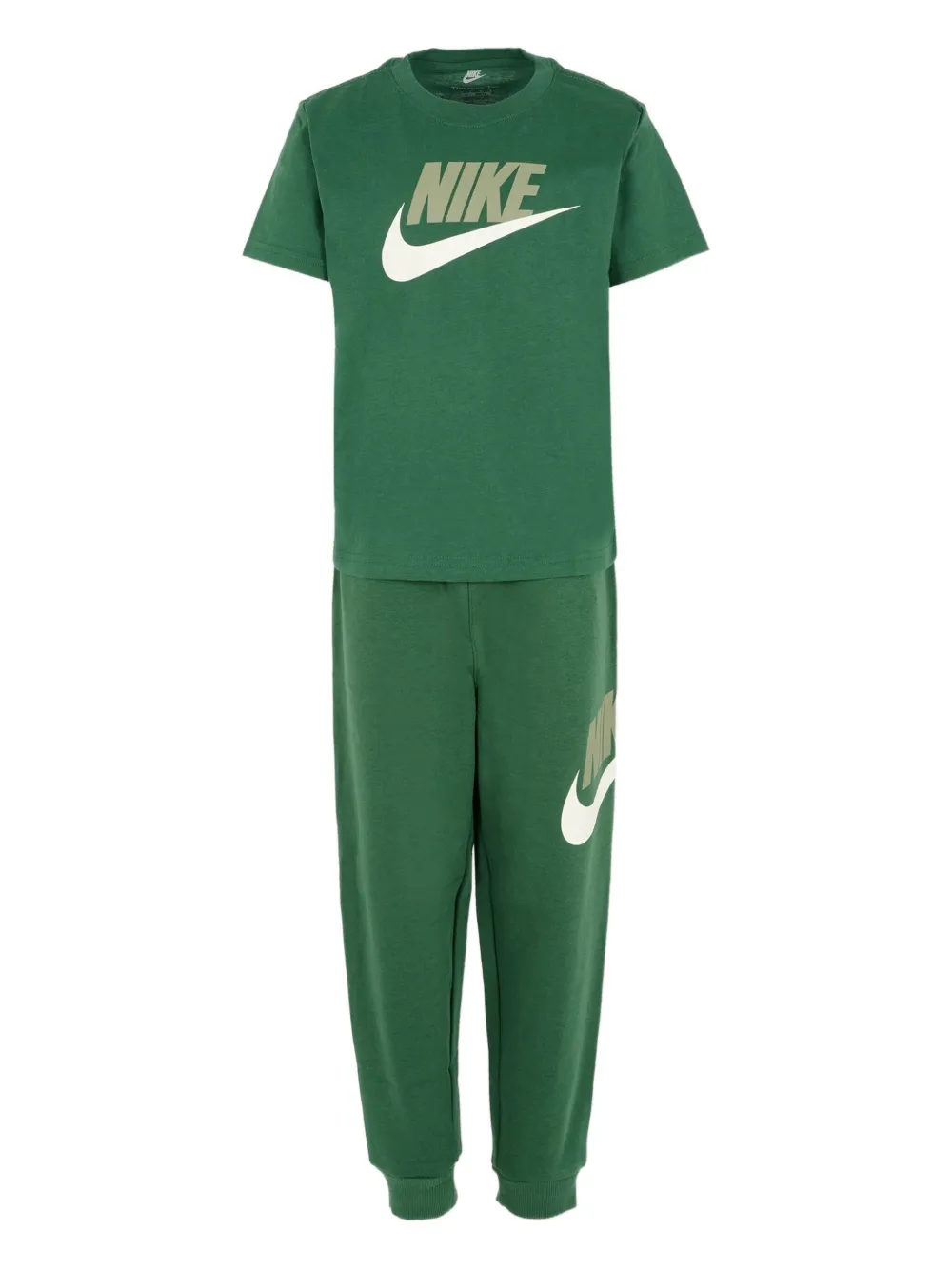 Nike Kids Trainingspak met logoprint Groen