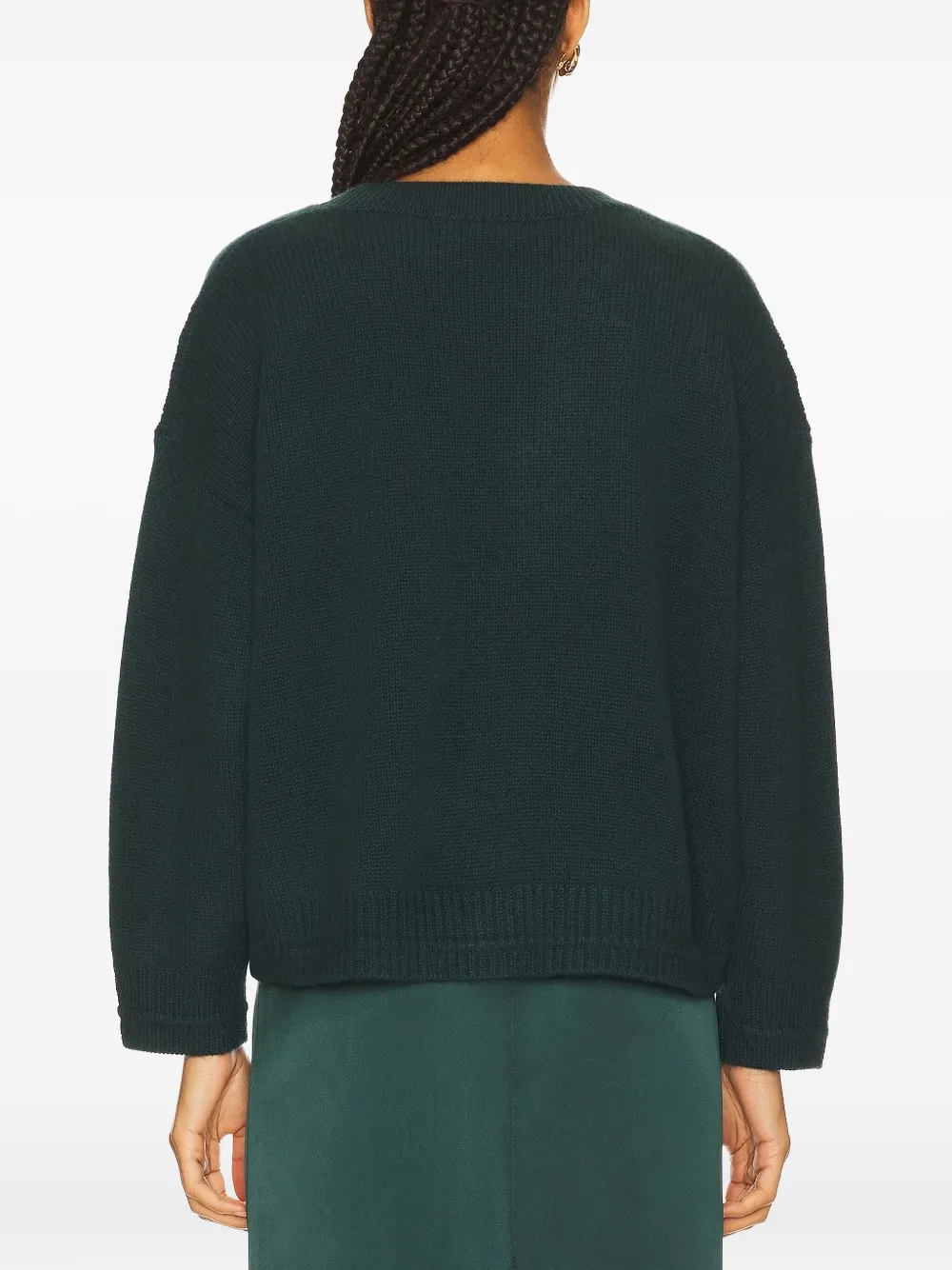 Sablyn Long-sleeve Sweater In Green