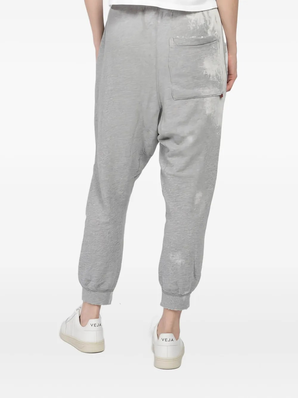 Freecity Drawstring-waist Track Pants In Gray