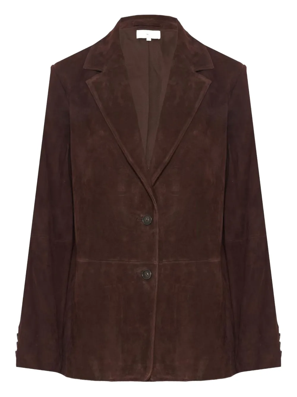 Vince Suede Jacket In Brown