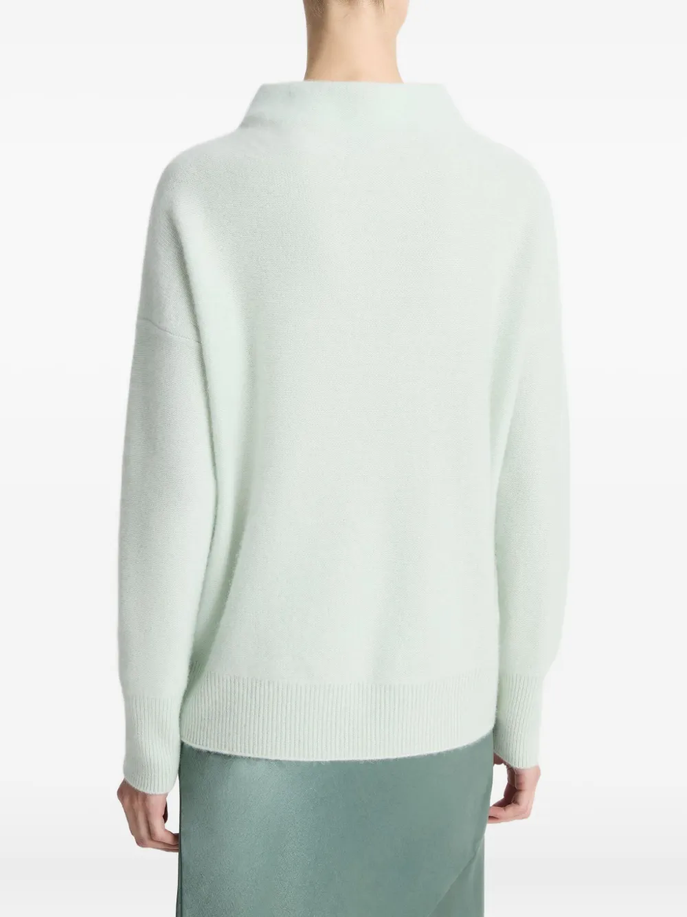 Vince Cashmere Sweater In Green