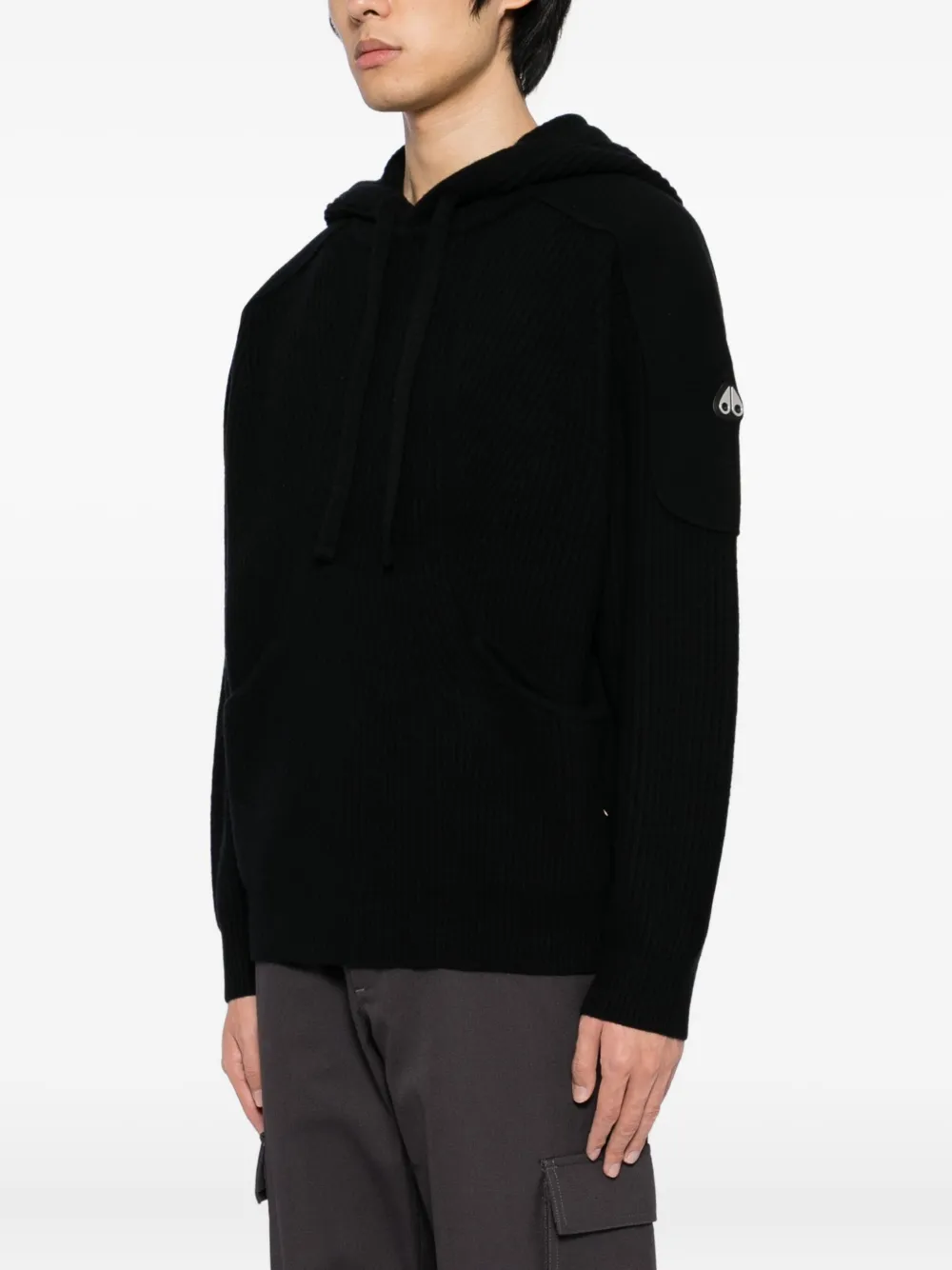 Moose Knuckles Colson pullover hoodie Zwart