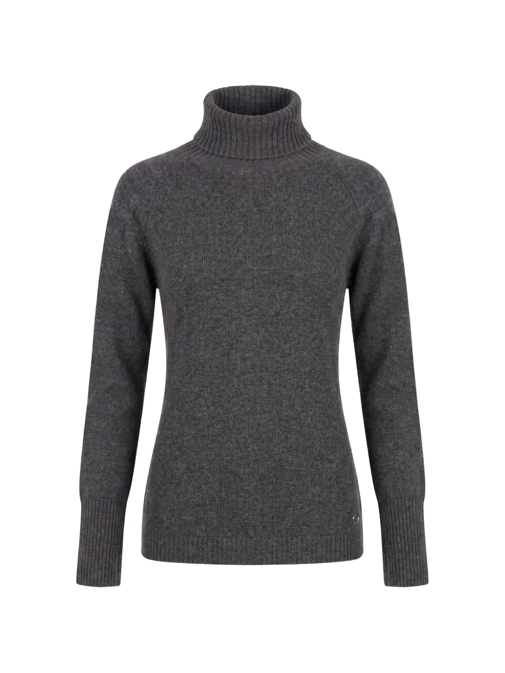 THE (Alphabet) roll-neck cashmere sweater - Grigio