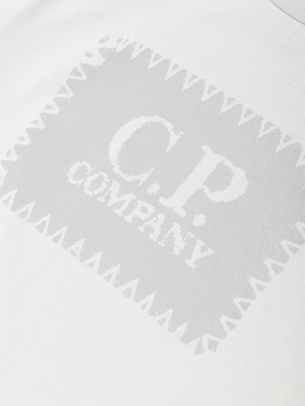 C.p. Company Logo-print T-shirt In Gray