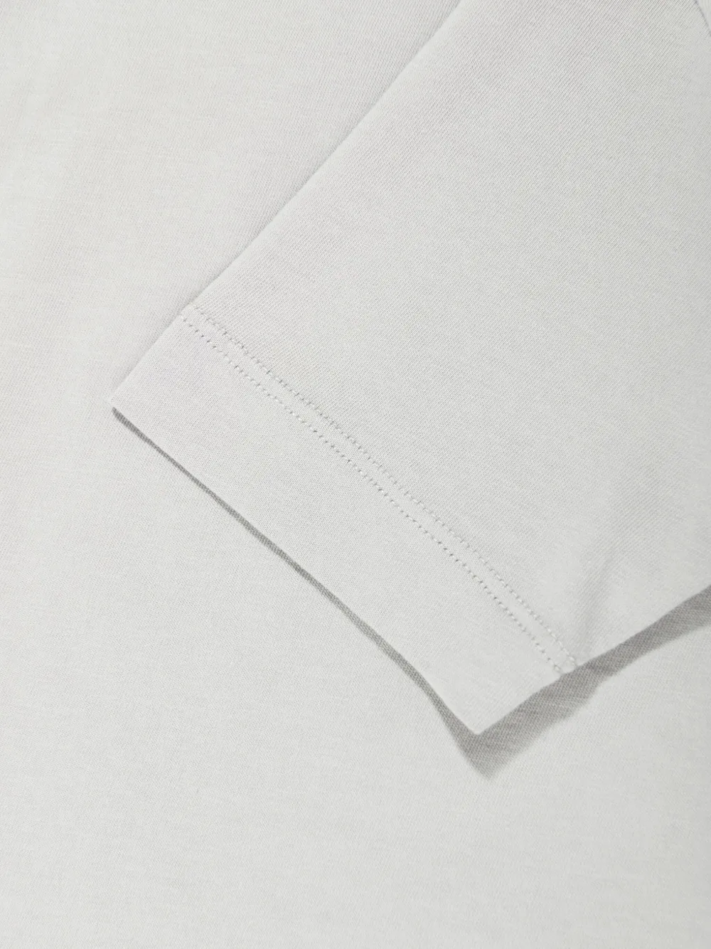 C.p. Company Logo-print T-shirt In Gray