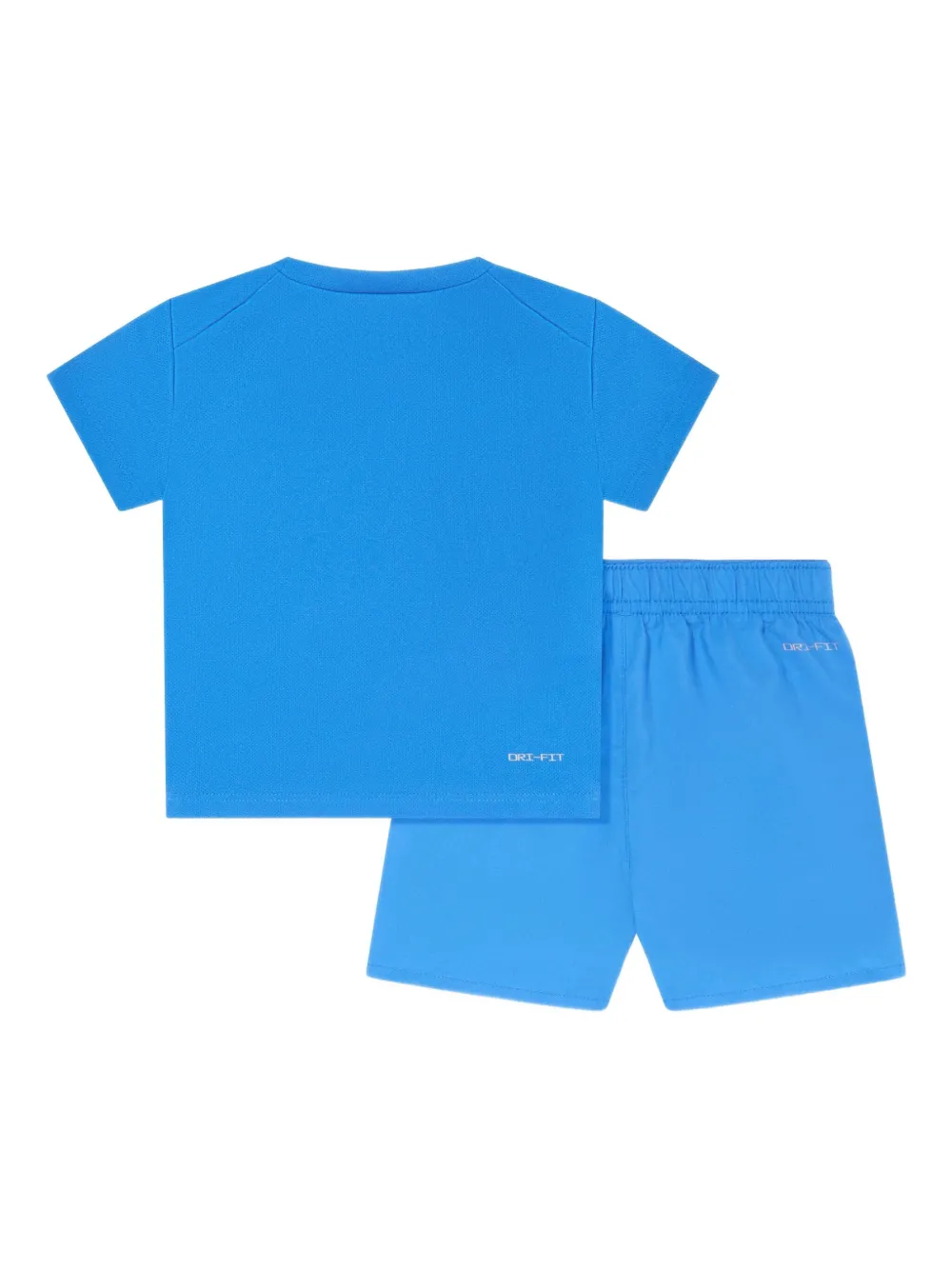 Nike Logo-detail Shorts Set In Blue