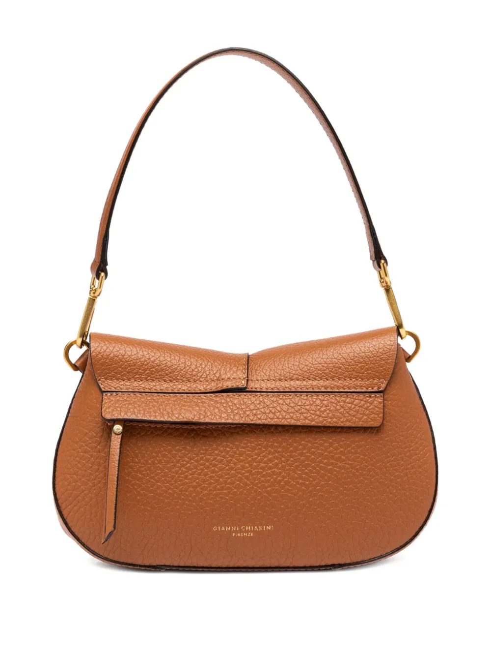 GIANNI CHIARINI Helena Round shoulder bag - Bruin
