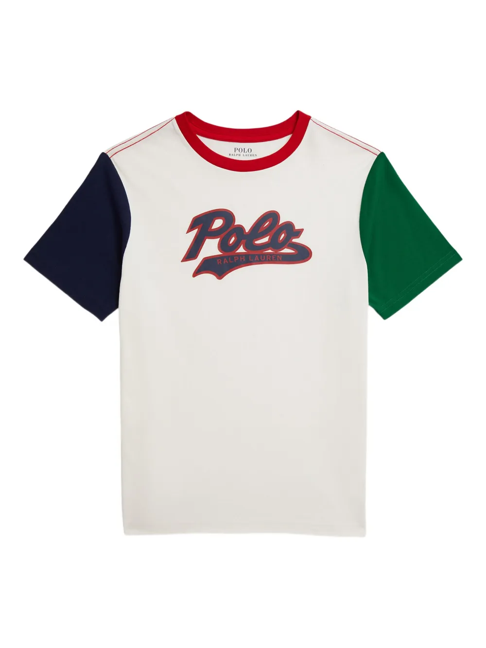 POLO RALPH LAUREN KIDS crew-neck short-sleeve t-shirt - ホワイト POLO RALPH LAUREN KIDS crew-neck short-sleeve t-shirt - ホワイト