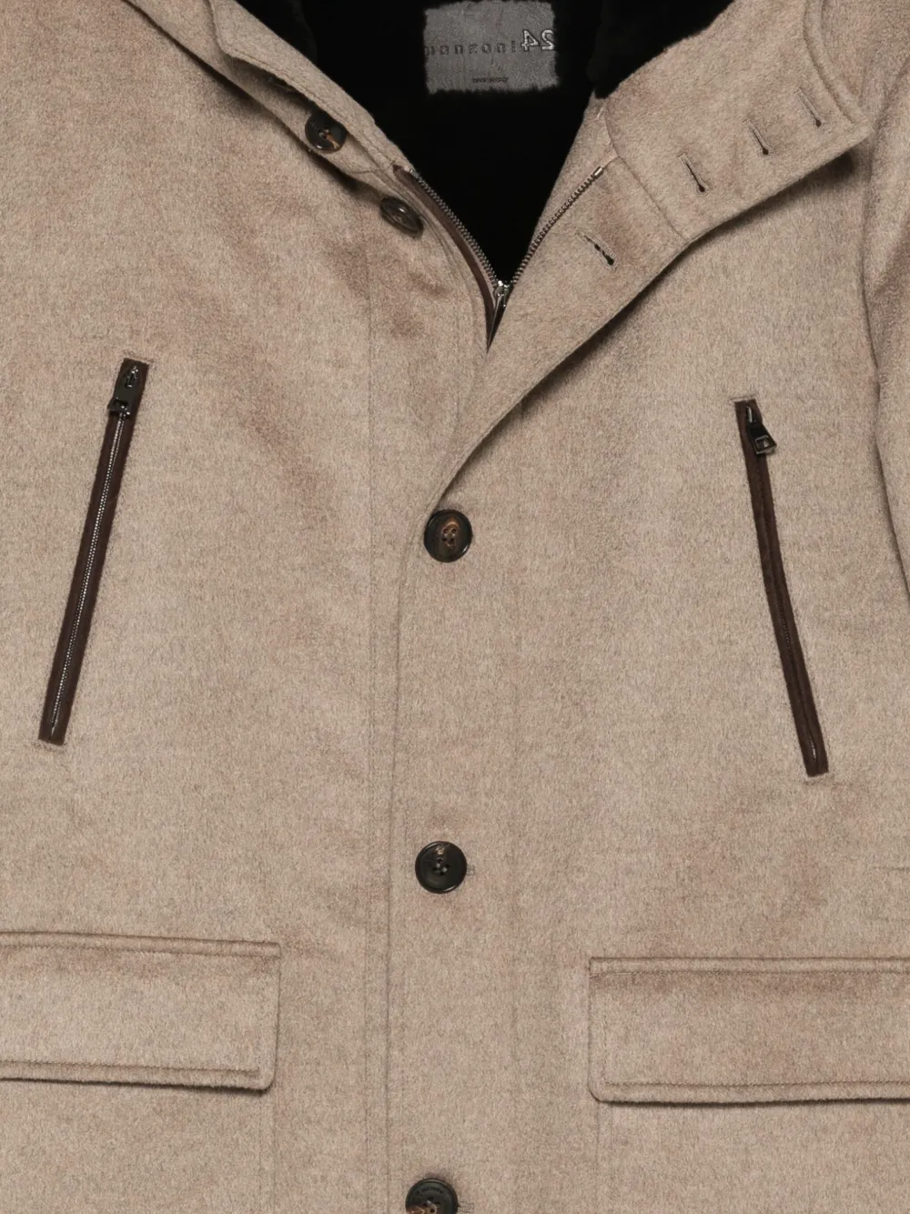 Manzoni 24 Parka met capuchon Beige