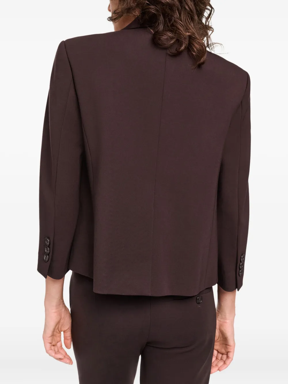 Dorothee Schumacher Blazer met bewerkte revers Bruin