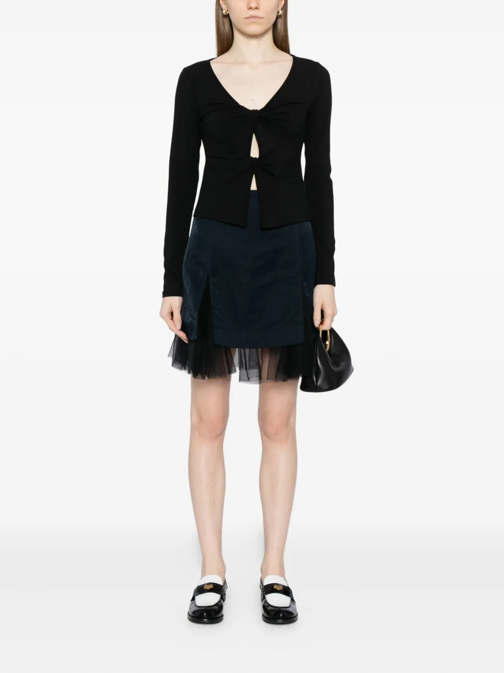 Reformation T-Silas top - Zwart
