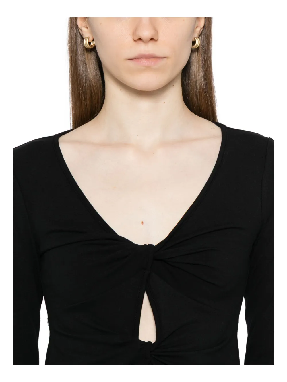 Reformation T-silas Top In Black
