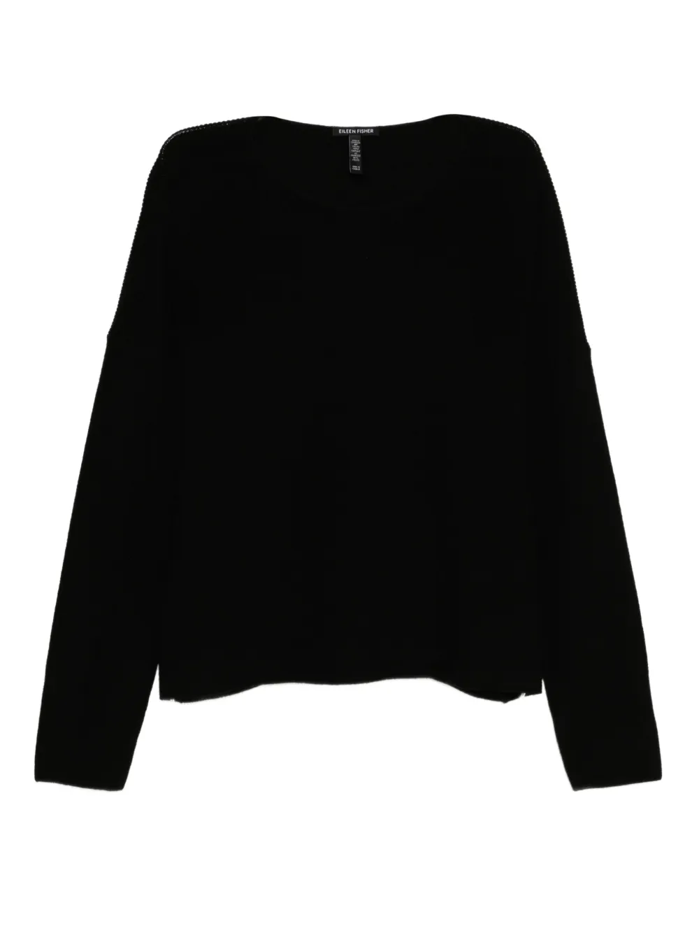 Eileen Fisher suéter con cuello vuelto | negro | Image 1