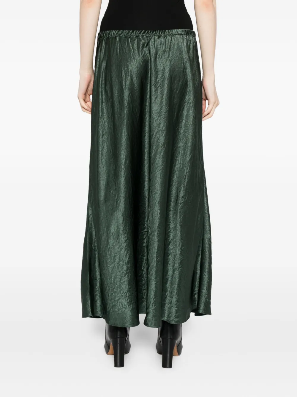 Eileen Fisher Bias Skirt In Green