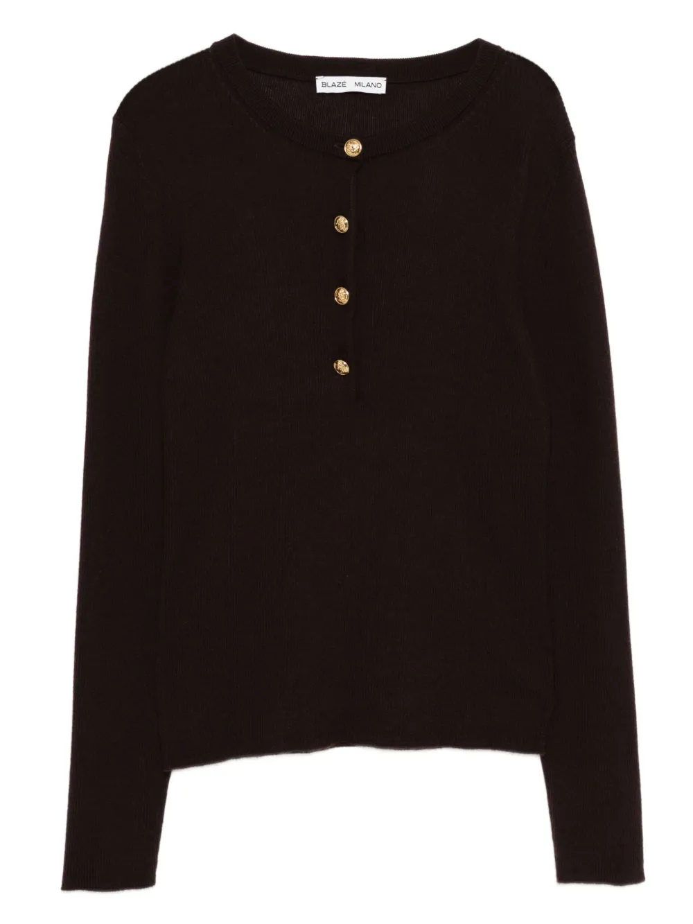 Blazé Milano Top Rolande - Marrone