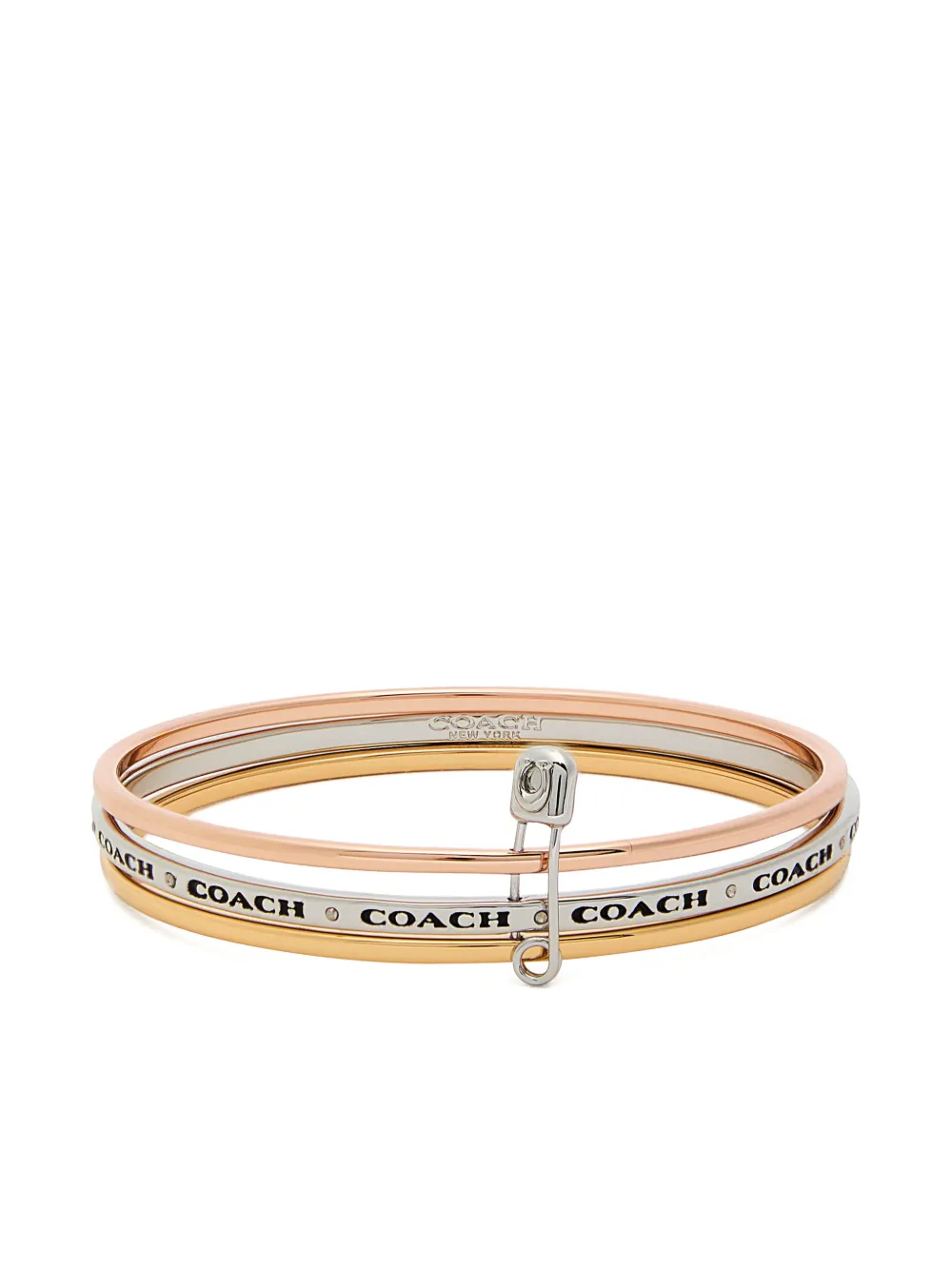 Coach Bracciale rigido triplo - Oro