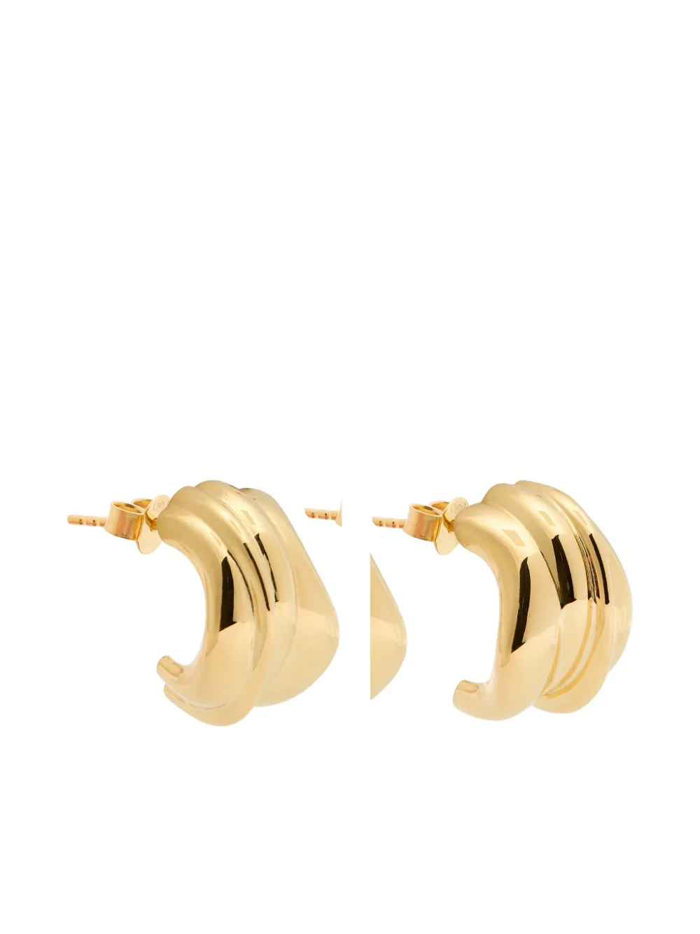 Completedworks round-shape hoop earrings - Oro