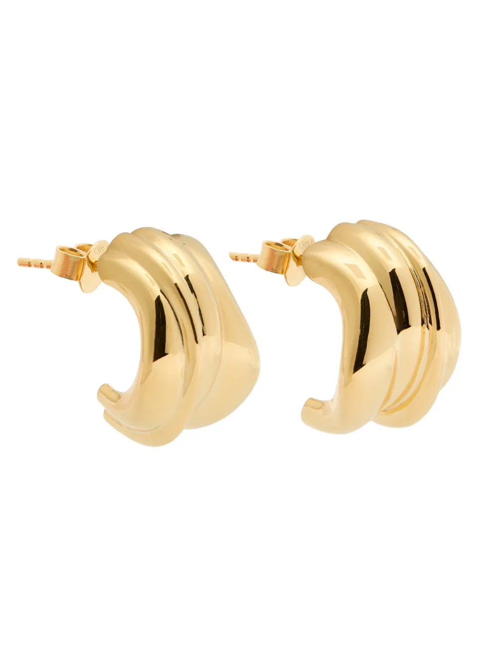 Completedworks round-shape hoop earrings - Goud