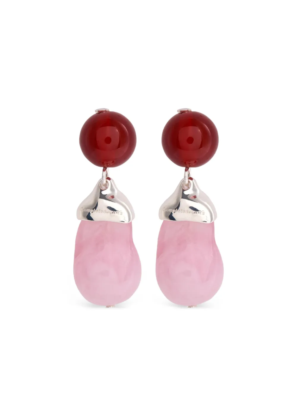 Completedworks aretes Beak | plateado | Image 1