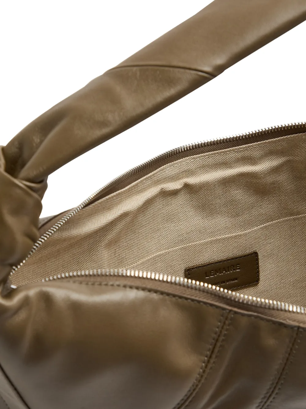 LEMAIRE Fortune Croissant shoulder bag - Groen
