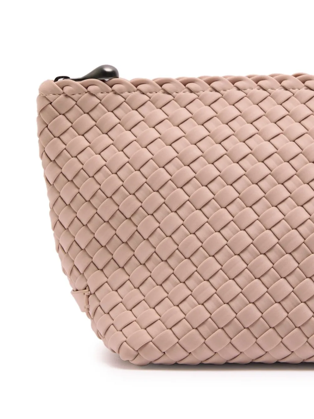  Naghedi Medium Portofino Woven Makeup Case - Neutrals 