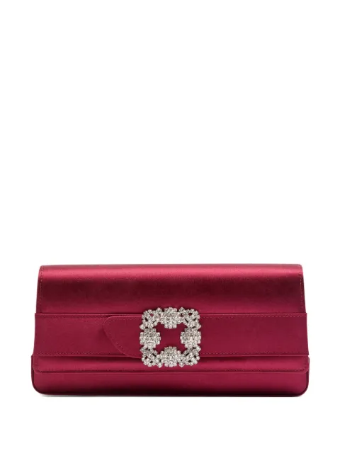 Manolo Blahnik Gothisi embellished clutch bag