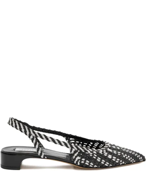 Gabriela Hearst Perro woven slingback pumps
