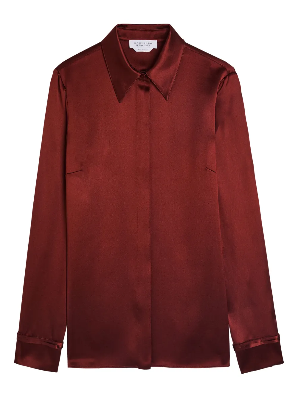 Gabriela Hearst Cruz long-sleeve shirt - Rood