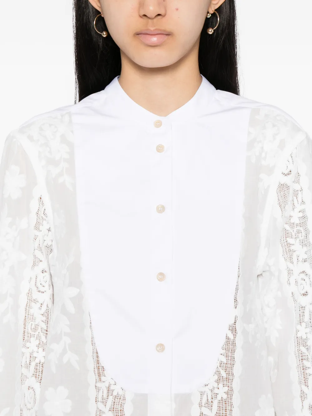 Wales Bonner River Top In White